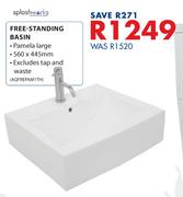 Splashworks Free Standing Basin-560 x 445mm