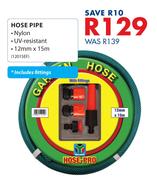 Garden Hose Pipe 12mm x 15m