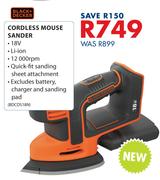 Black+Decker Cordless Mouse Sander