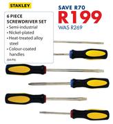 Stanley 6 Piece Screwdriver Set