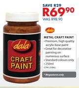 Dala 250ml Metal Craft Paint-Each