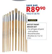 Academy Artist Paint Brush Set F1862