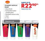 Dala 75ml Student Acrylic Paint-Each