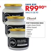 Chiswick 500ml Pop Finishing Wax PP0601-Each