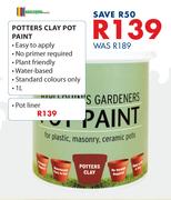 Potters Clay Pot Liner-1Ltr