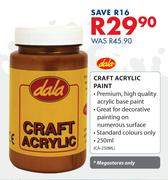 Dala 250ml Craft Acrylic Paint