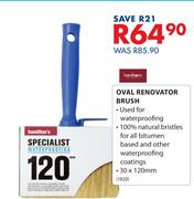 Hamilton Oval Renovator Brush-30 x 120mm