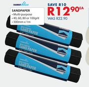 Chamber Value Sandpaper-300mm x 1m Each