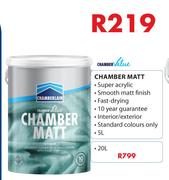 Chamber Value 20Ltr Chamber Matt