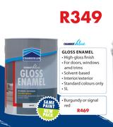 Chamber Value 5Ltr Burgundy Or Signal Red Gloss Enamel