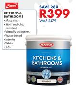 Plascon 2.5Ltr Kitchen & Bathrooms