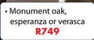 Kayreed 16mm Melamine Chipboard 1830x2750mm In Monument Oak Or Esperanza Or Verasca