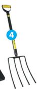 Digging Spade With 4 Prong