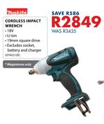 Makita Cordless Impact Wrench