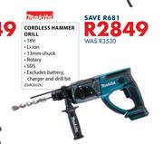 Makita Cordless Hammer Drill