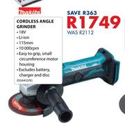 Makita Cordless Angle Grinder
