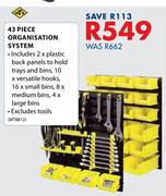 43 Piece Organisation System