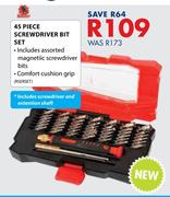 45 Piece Screwdrive Set