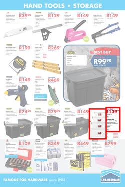 Chamberlains : Holiday Hardware (20 July - 5 Aug 2018), page 7