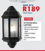 Eurolux Up Facing Wall Lantern