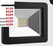 Eurolux 20W LED Floodlight With Sensor