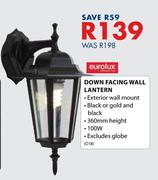 Eurolux Down Facing Wall Lantern