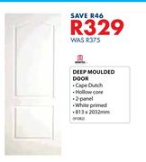 Doortec Deep Moulded Door-813 x 2032mm
