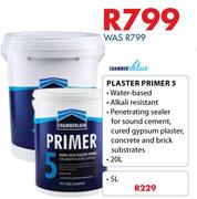 Chamberlains Plaster Primer5-20Ltr