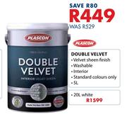 Plascon Double Velvet White-20Ltr