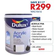 Dulux Acrylic PVA-5Ltr