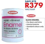 Plascon Gloss Enamel-5Ltr