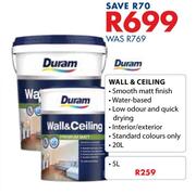 Duram Wall & Ceiling-20Ltr