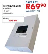 6 Way Surface Distribution Box