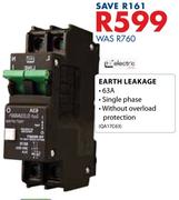 Electro 63A Earth Leakage