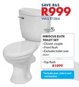 WHS Hibiscus Elite Toilet Seat(Top Flush)