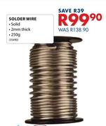 2mm Thick Solid Solder Wire-250g