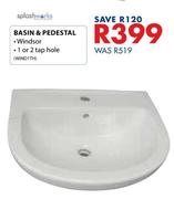 Splashworks Basin & Pedestal