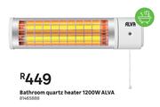 Alva 1200W Bathroom Quartz Heater