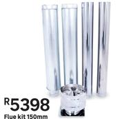 Flue Kit 150mm Stainless Steel