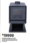 Megamaster 360 9KW Bosca Limit Fireplace