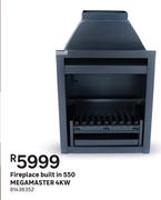 Megamaster 4KW 550 Built In Fireplace