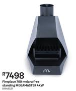 Megamaster 4KW Free Standing 700 Molara Fireplace