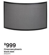 Phoenix Firescreen (Black Steel) 81443171