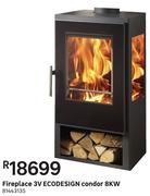 Ecodesign Fireplace 3V Condor 8KW 81443135