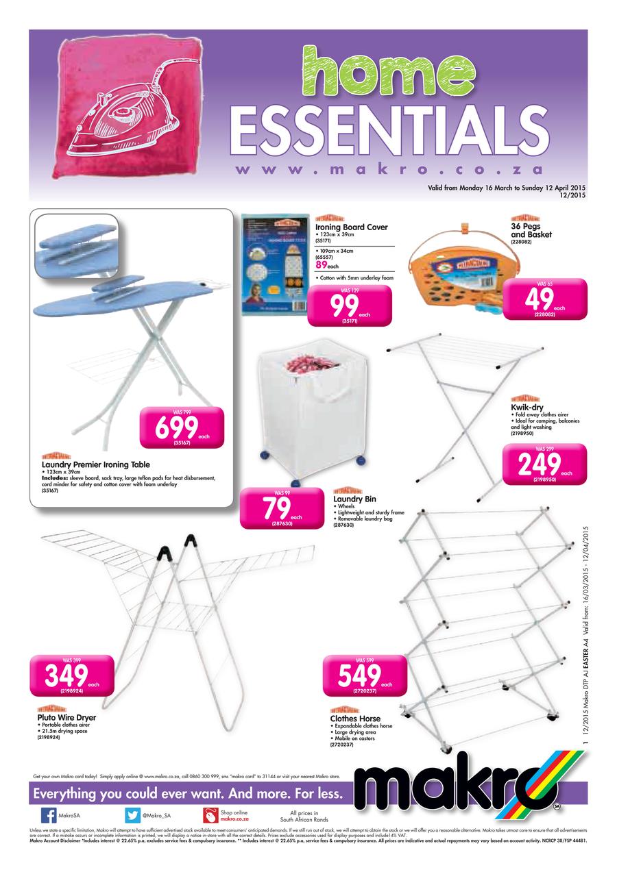 Makro Home Fittings 17 Mar 12 Apr 2015 m.guzzle .za