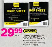 Addis Heavy Duty Paint Drop Sheet 2mx3m-Each