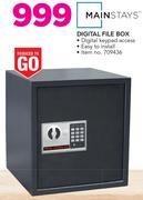 Mainstays Digital File Box