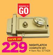 Nightlatch (Complete Set)
