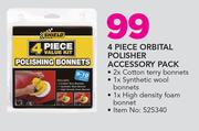 4 Piece Orbital Polisher Accessory Pack
