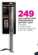 Everbrite 300 Lumens High Performance Battery Light